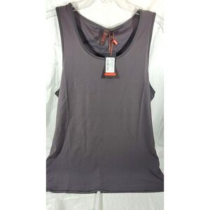 ST33LE Men's Textured Mesh Performance Tank Top ST-283 - Granite - Medium